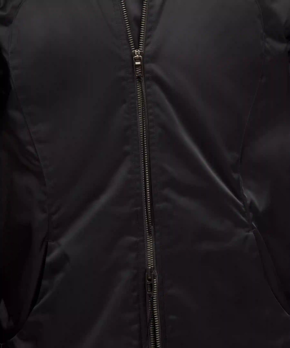 Taffeta Removable-Hood Collared Jacket *SLNSH Collection