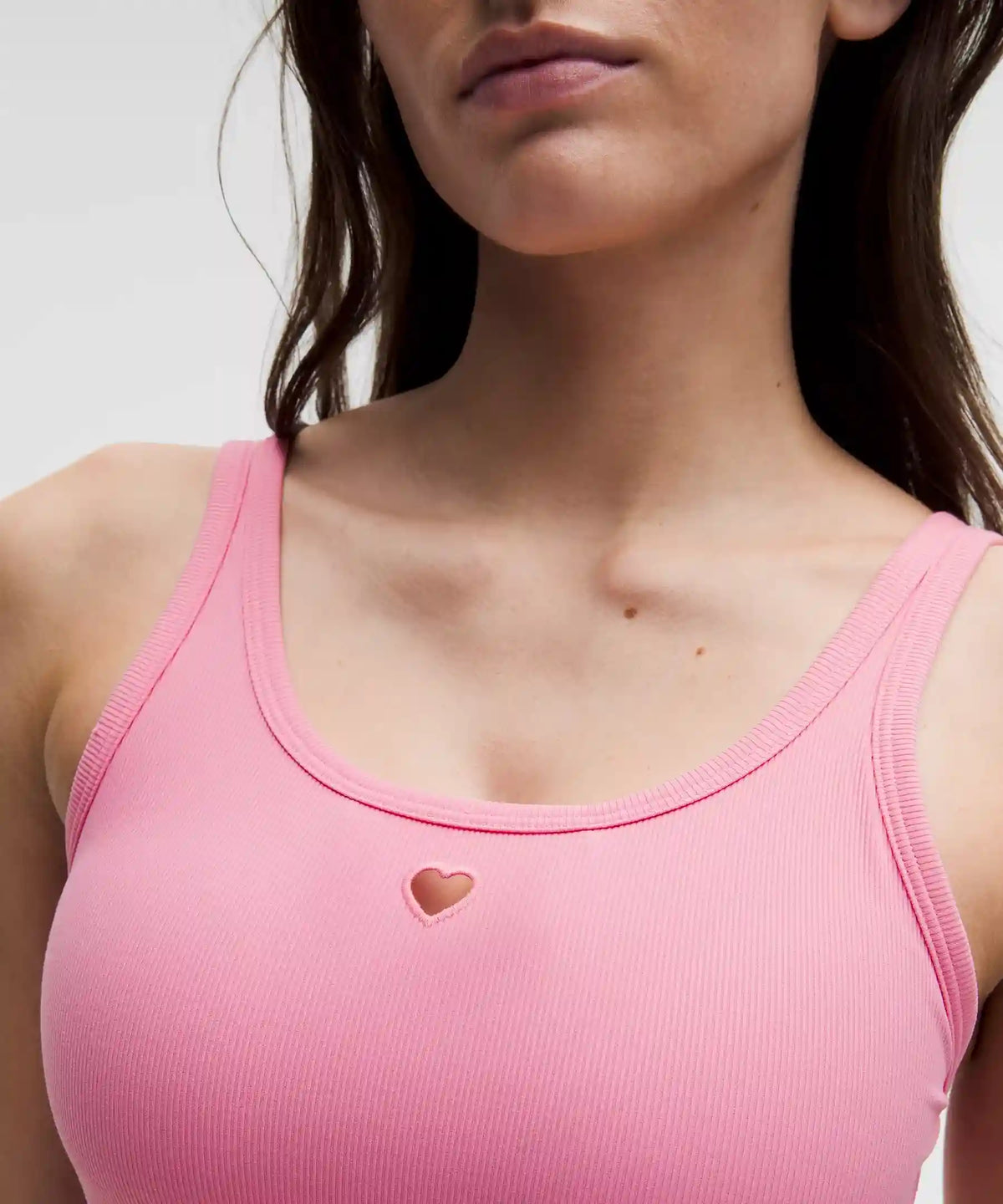 Nulu Ribbed Scoop-Neck Bra Light Support, B/C Cup *Heart