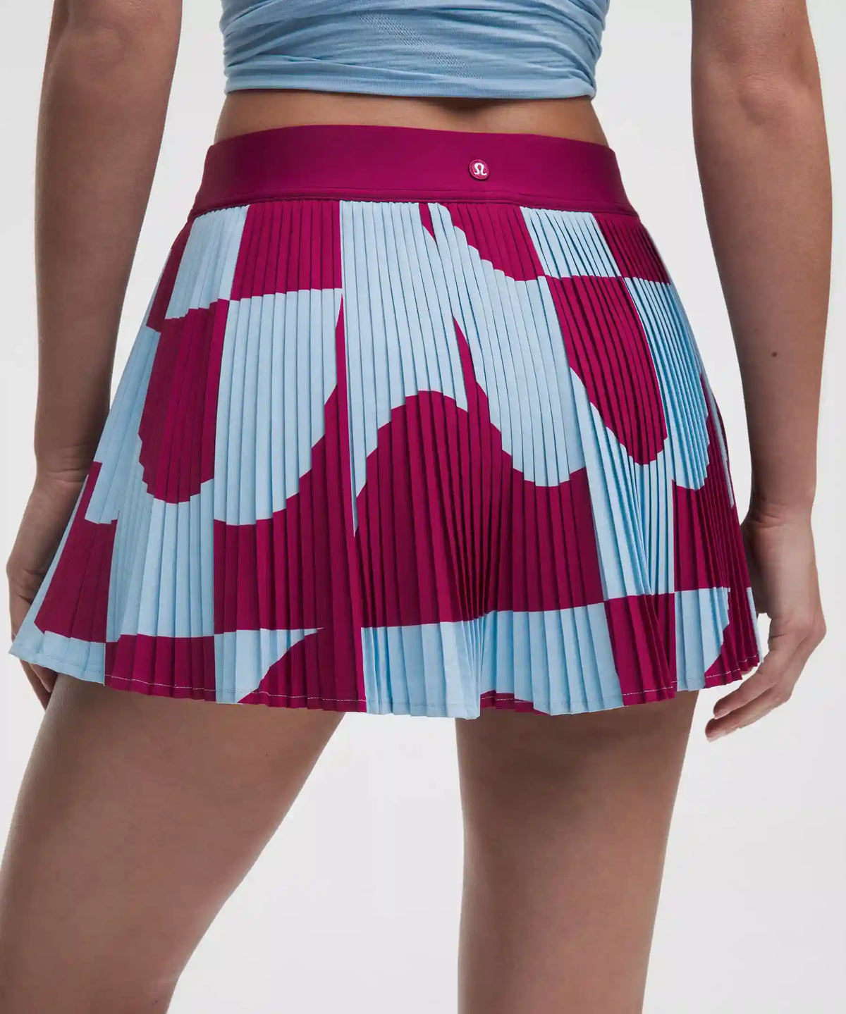 RePleat High-Rise Pleated Tennis Skirt *Contrast