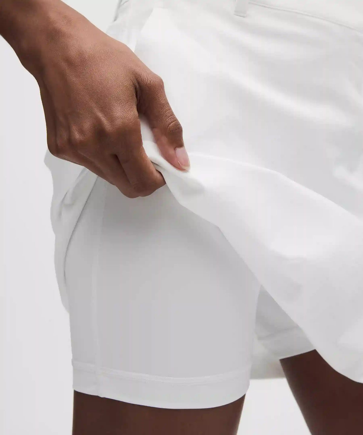 Stretch Twill Front Pleat Golf Skirt *Embroidered Logo