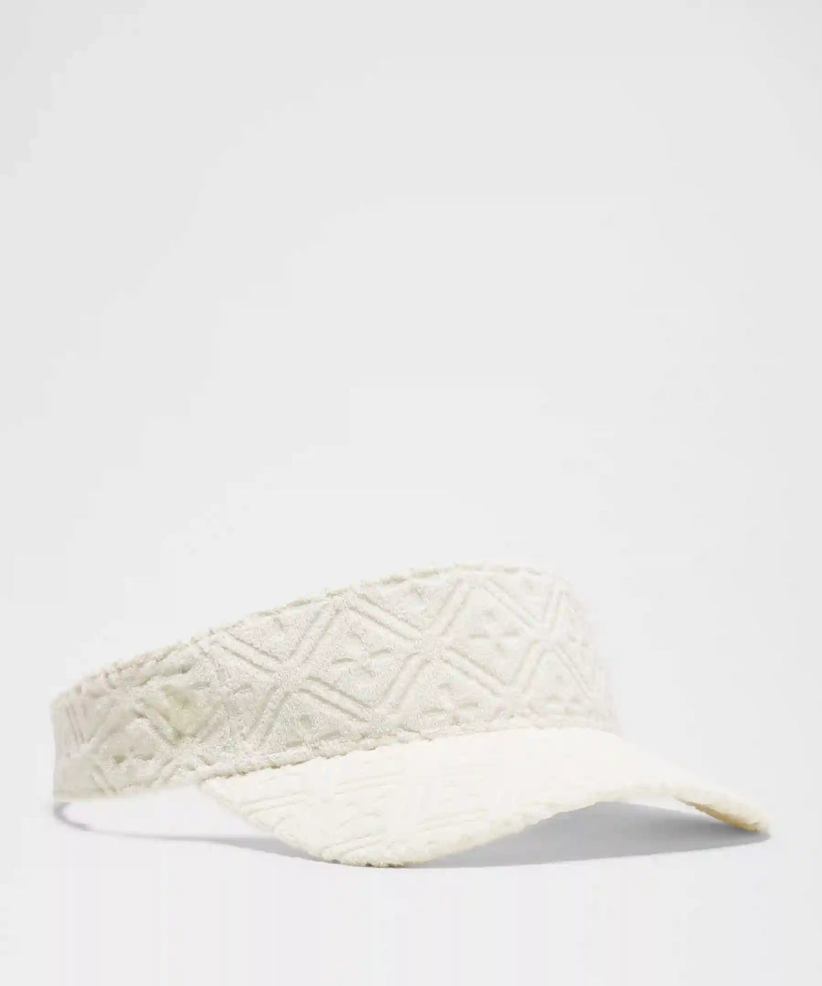 Removable Sweatband Terry Jacquard Visor