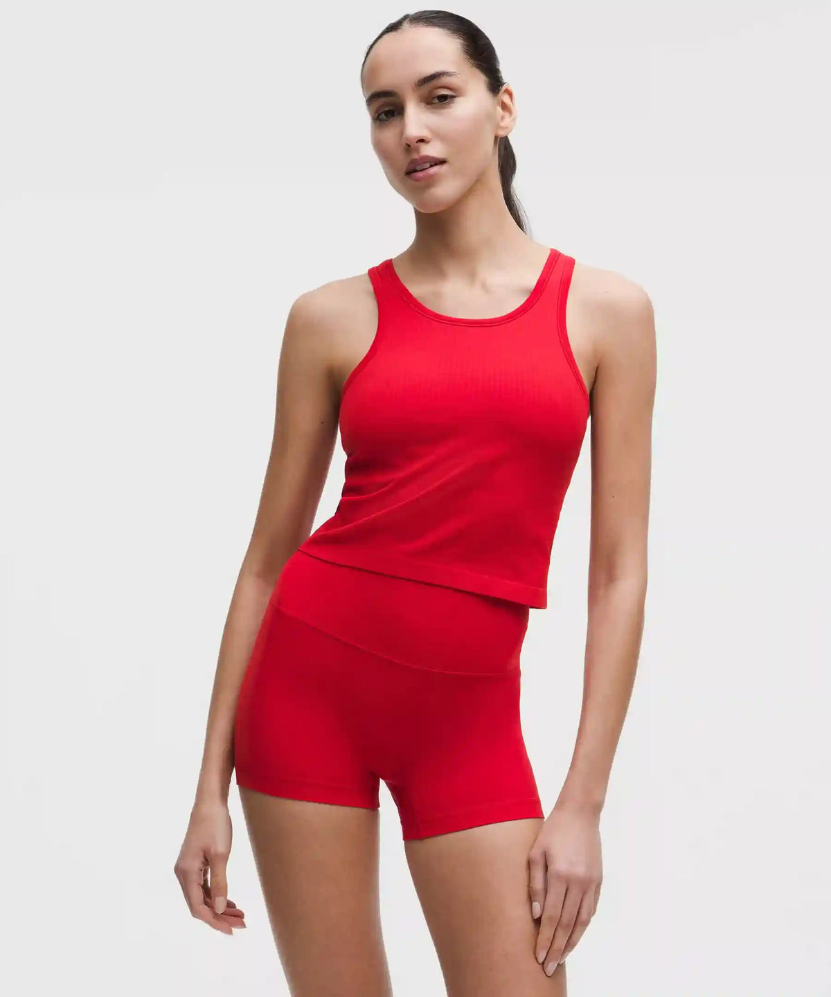 Ebb to Street Cropped Racerback Tank Top *Light Support, B/C Cup