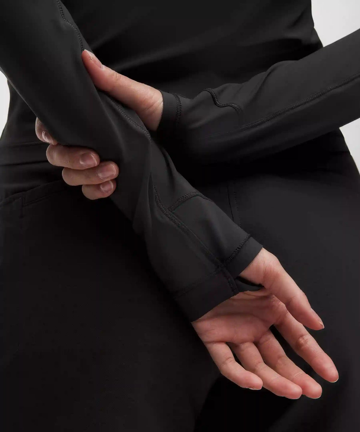 UV-Protective Mockneck Long-Sleeve Shirt
