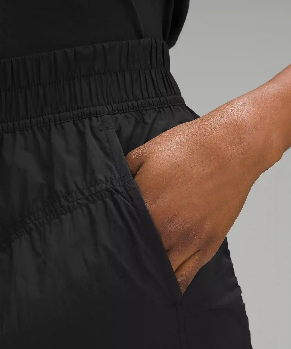 High-Rise Ruched Mini Skirt