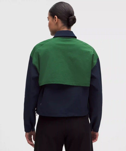 Collared Panelled Golf Jacket
