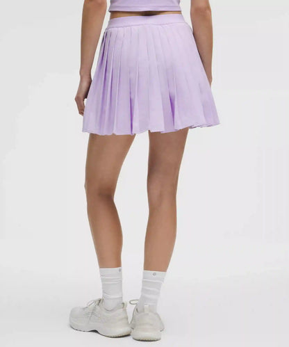 High-Rise Pleated Tennis Skirt *Long