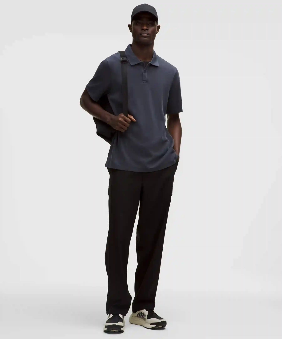 Cotton Pique Short-Sleeve Polo Shirt