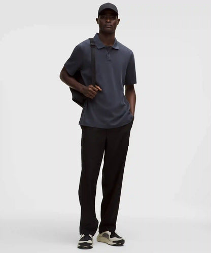 Cotton Pique Short-Sleeve Polo Shirt