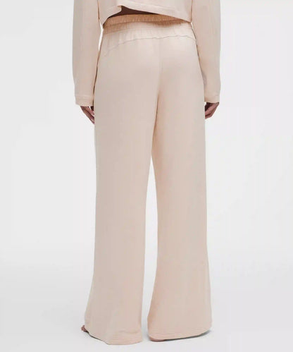 BeCalm Mid-Rise Wide-Leg Pant
