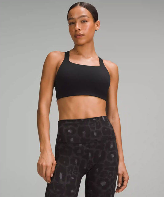 Ultralu Square-Neck Workout Bra *Medium Support, D/DD Cup