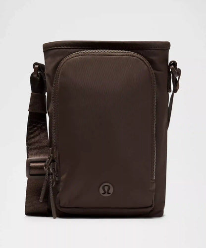 Water Bottle Crossbody with Front Pocket 2L