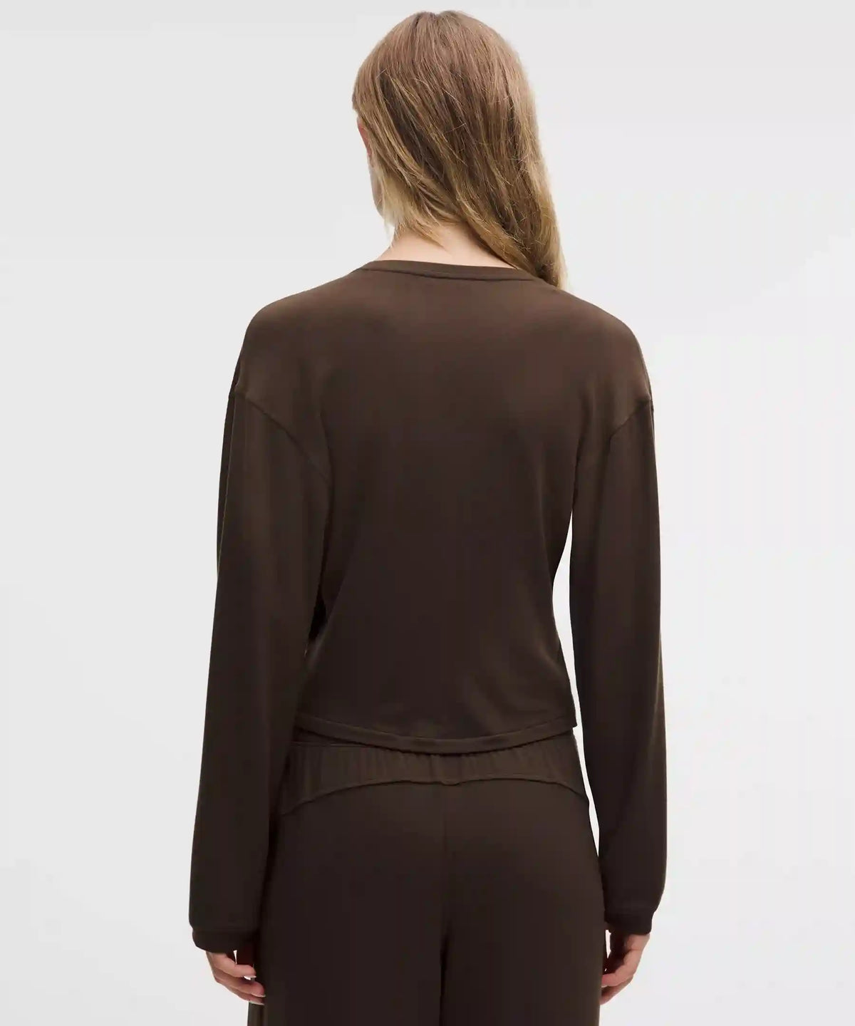 BeCalm Wrap-Front Long-Sleeve Shirt
