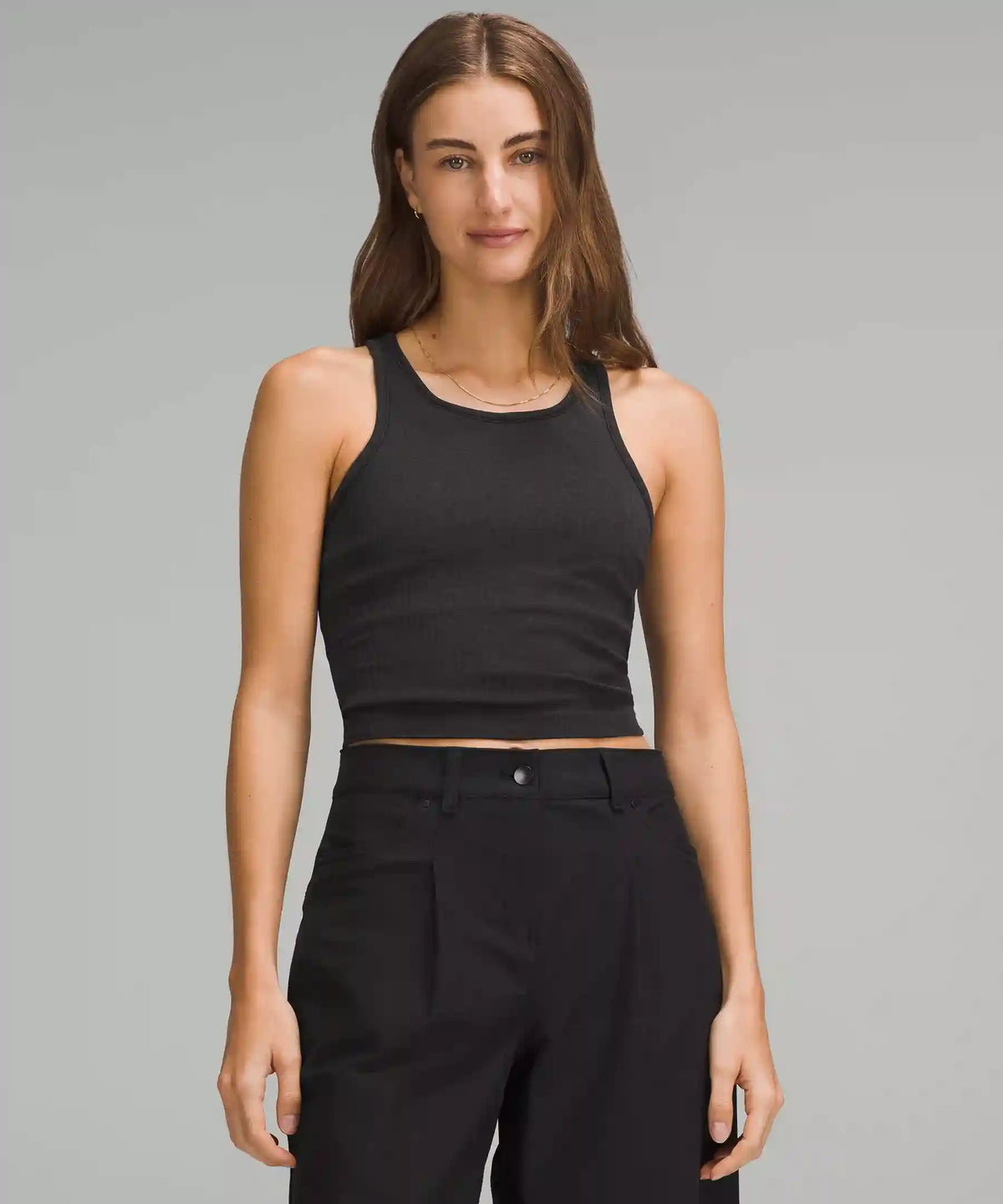 Ebb to Street Cropped Racerback Tank Top *Light Support, B/C Cup