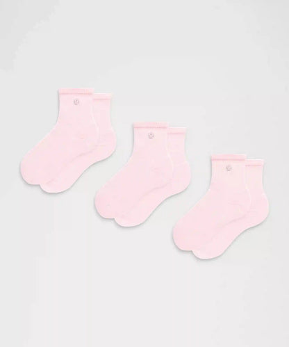 Unisex Daily Essential Quarter Socks *3 Pack