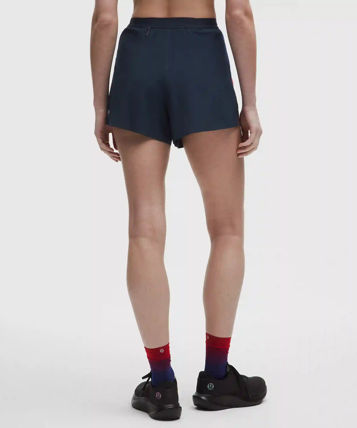 High-Rise Split Short 3" *Stripe