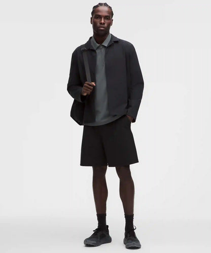 Daydrift Oversized Zip-Neck Polo Shirt