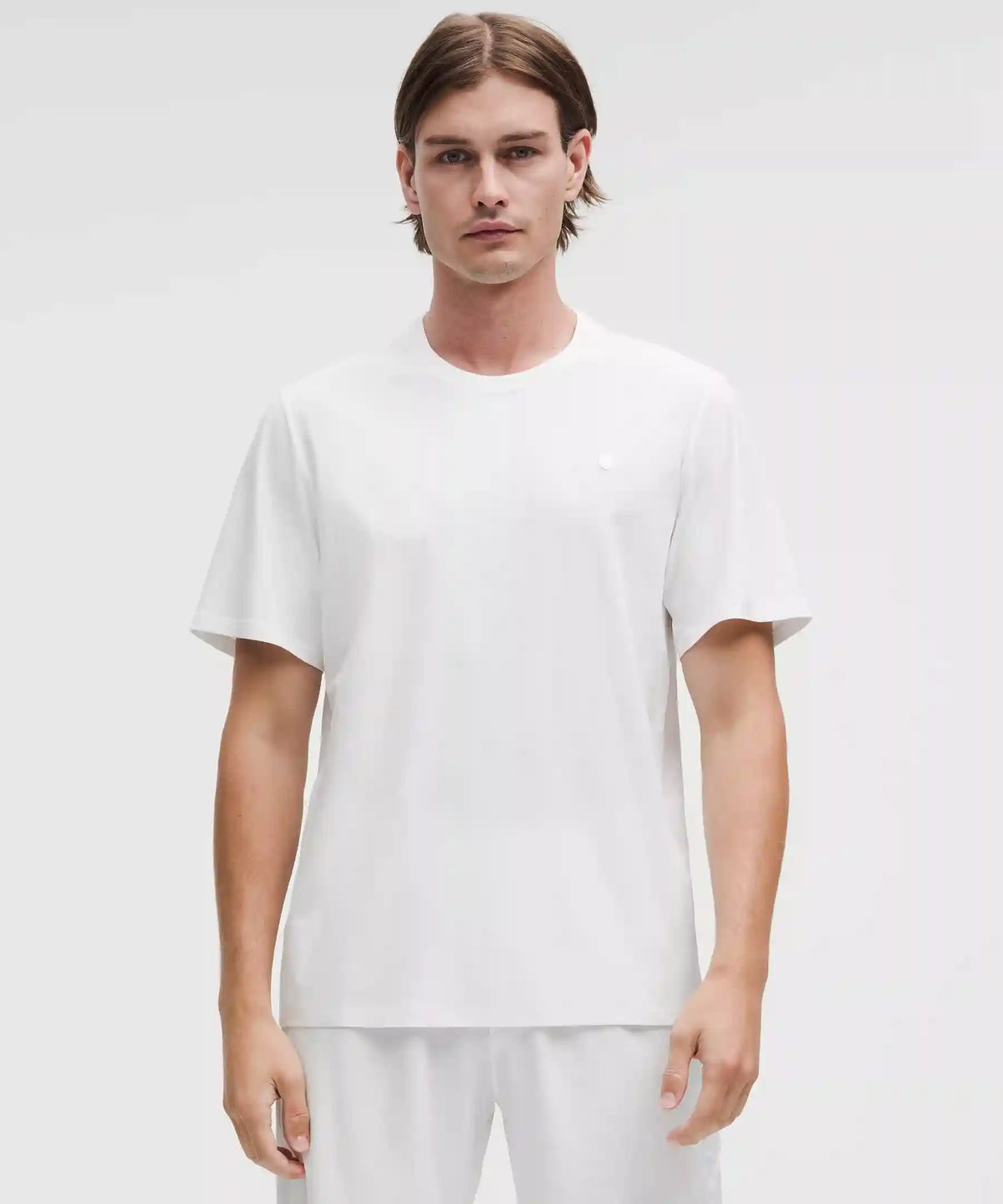 UV-Protective Striped Mesh Tennis T-Shirt