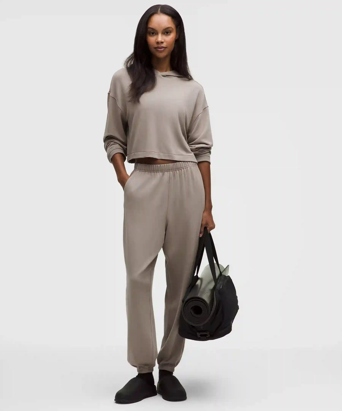 BeCalm Oversized Mid-Rise Pant