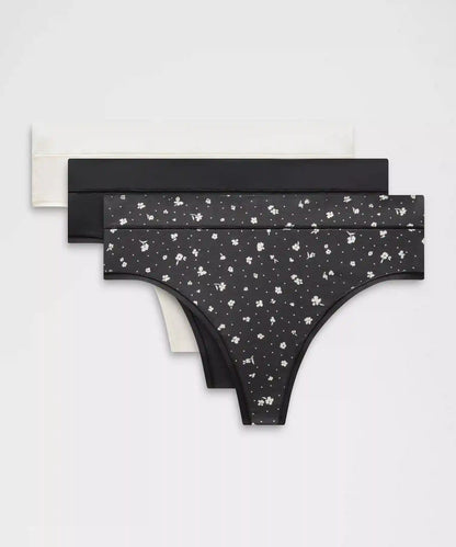 UnderEase High-Rise Thong Underwear *3 Pack