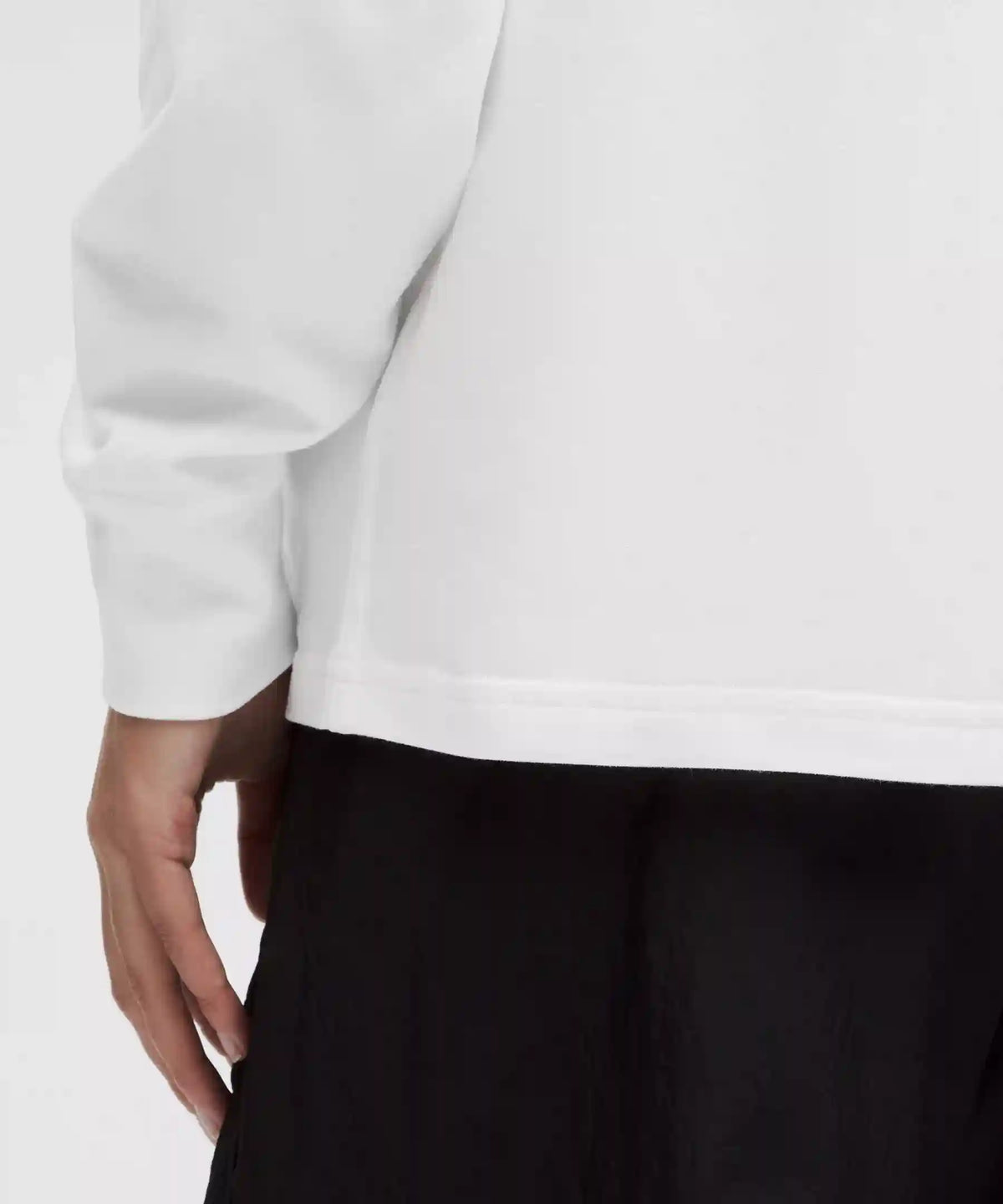 Heavyweight Cotton Crewneck Long-Sleeve Shirt