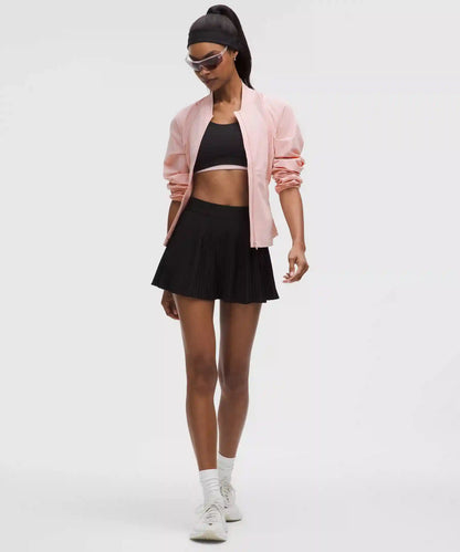 Mesh-Ventilated Tennis Jacket