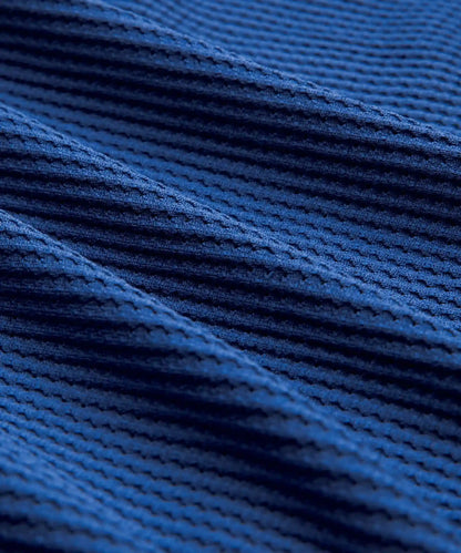 Textured Seamless Polo Shirt
