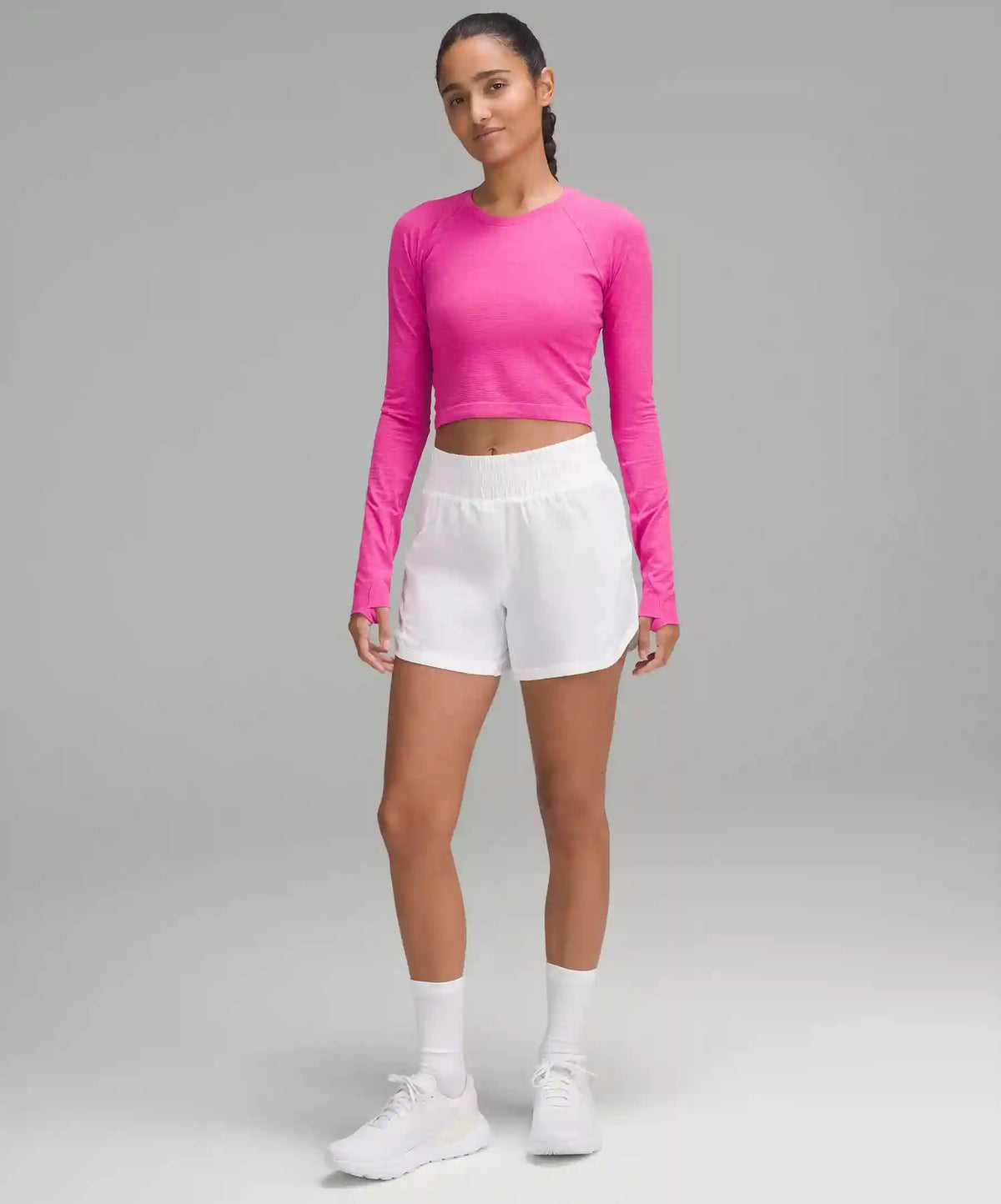 Swiftly Tech Cropped Long-Sleeve Shirt 2.0