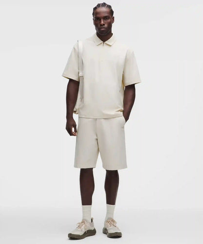 Daydrift Oversized Zip-Neck Polo Shirt