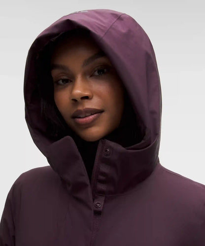 Waterproof Insulated Cinch-Waist Parka