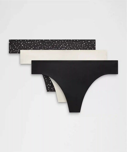 InvisiWear Mid-Rise Thong Underwear *3 Pack
