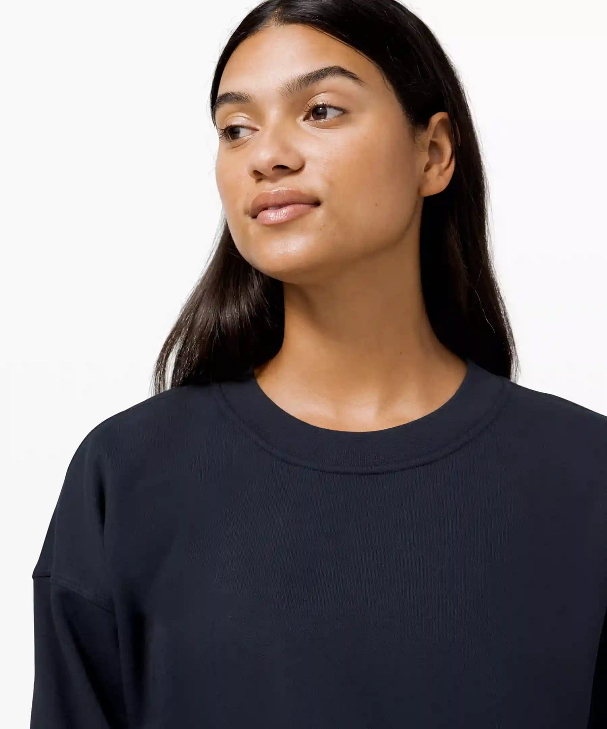 Perfectly Oversized Cropped Crew *French Terry