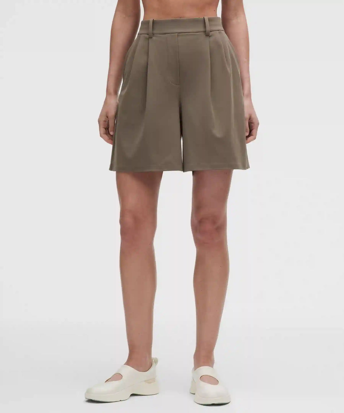 Daydrift Pleated High-Rise Short 7"