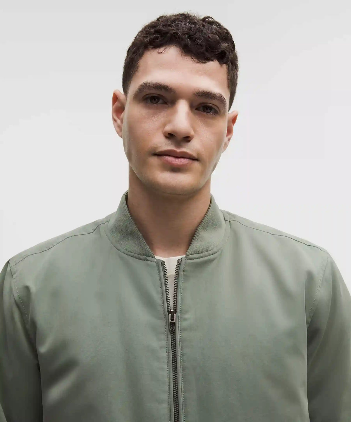Insulated Cotton-Blend Bomber Jacket