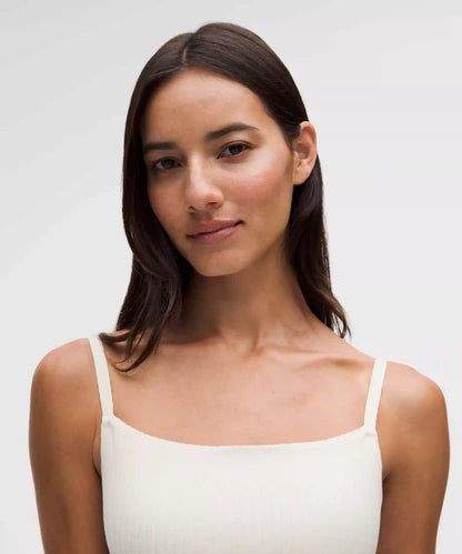 Ribbed Cami-Strap Bra *Light Support, B/C Cup