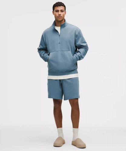 Heavyweight Soft Jersey Half Zip