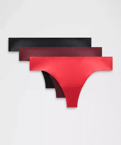 InvisiWear Mid-Rise Thong Underwear *3 Pack