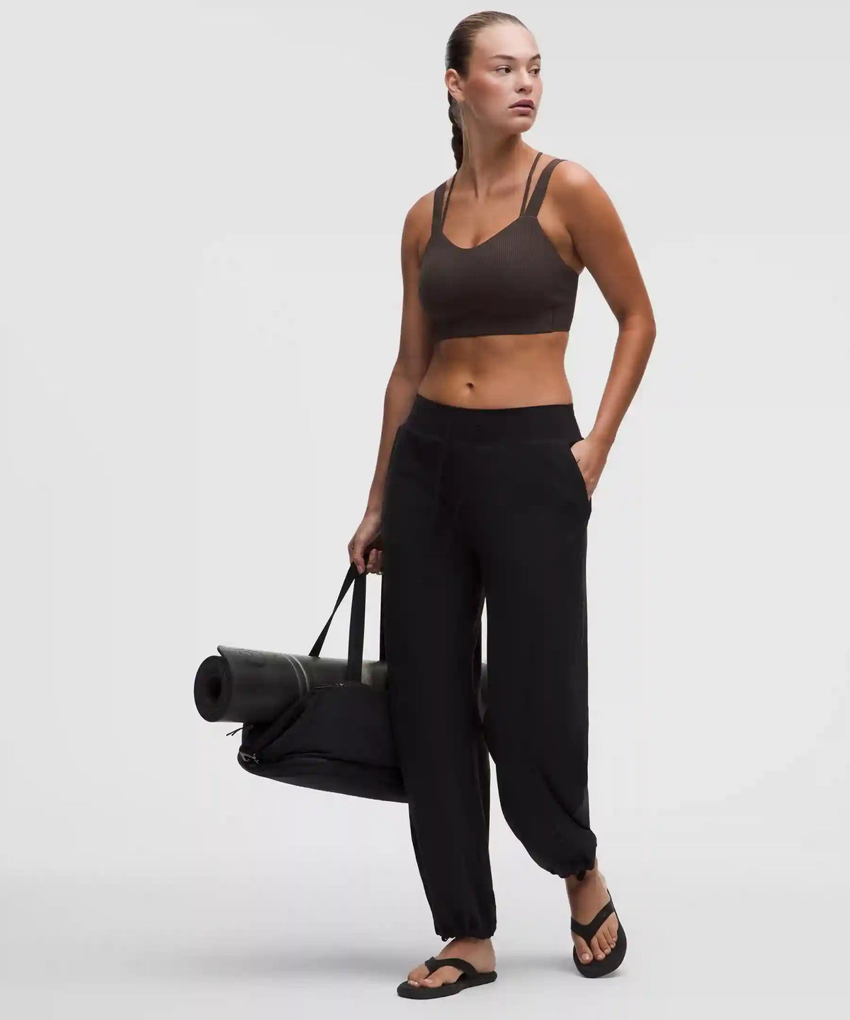 Like a Cloud Ribbed Longline Bra *Light Support, D/DD Cup