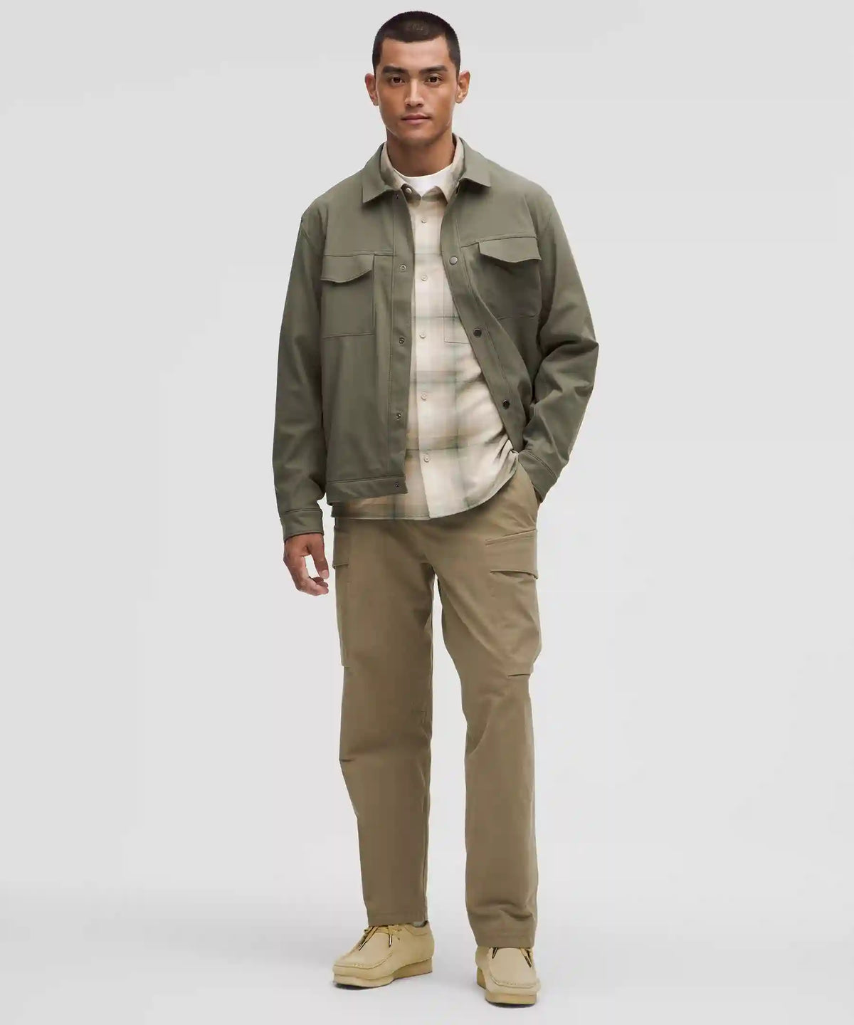 Brushed Woven Overshirt