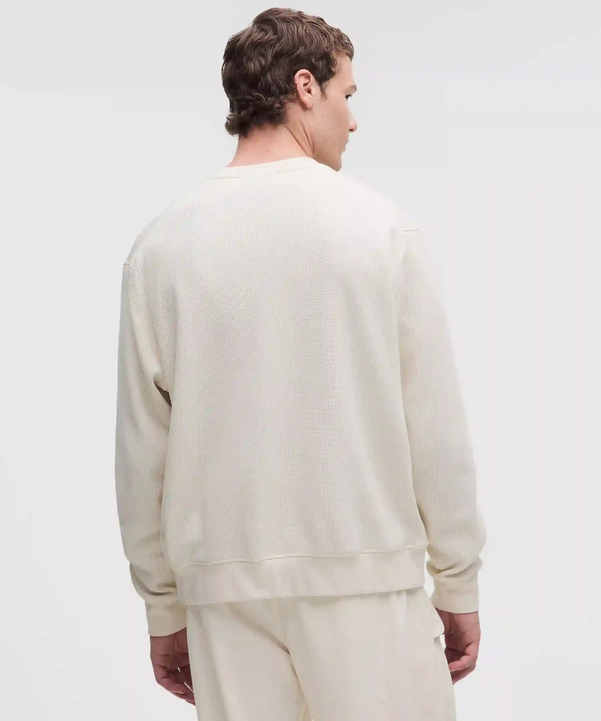 Cotton-Blend Waffle-Knit Long Sleeve