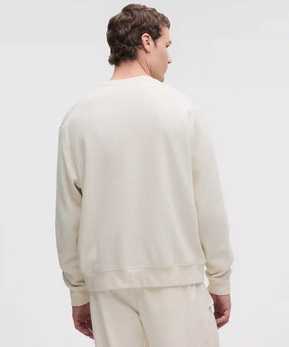 Cotton-Blend Waffle-Knit Long Sleeve