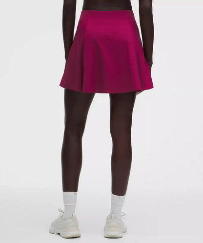 A-Line Side-Pleat Tennis Skirt *Long