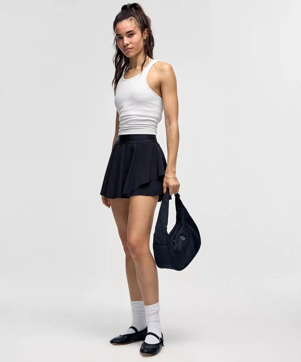 Ebb to Street Cropped Racerback Tank Top *Light Support, B/C Cup