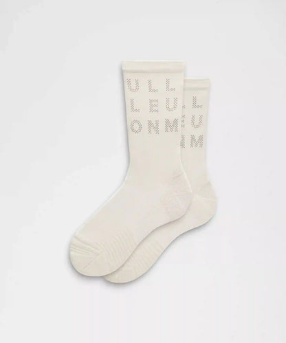 Unisex Power Stride Crew Socks *Reflective