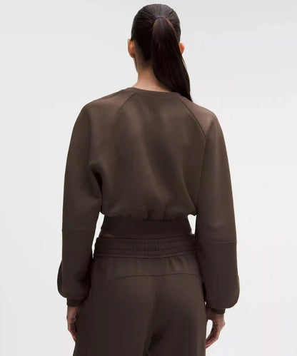 Smooth Spacer Cropped Pullover *Wash