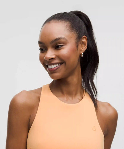 Scallop-Hem High-Neck Tennis Tank Top *Medium Support, B/C Cup