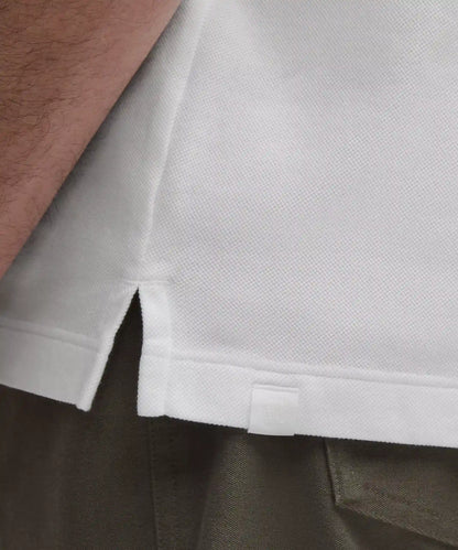 Cotton Pique Short-Sleeve Polo Shirt