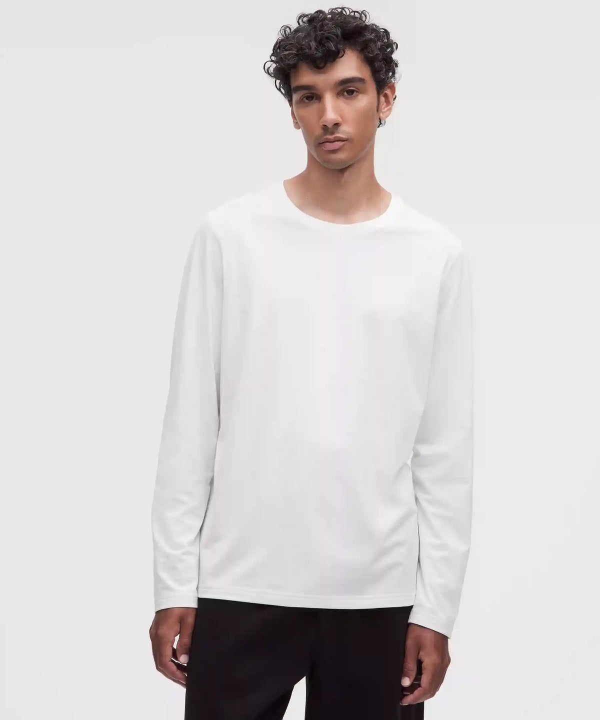 Everyday Cotton-Blend Classic Long-Sleeve T-Shirt