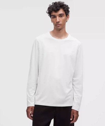 Everyday Cotton-Blend Classic Long-Sleeve T-Shirt