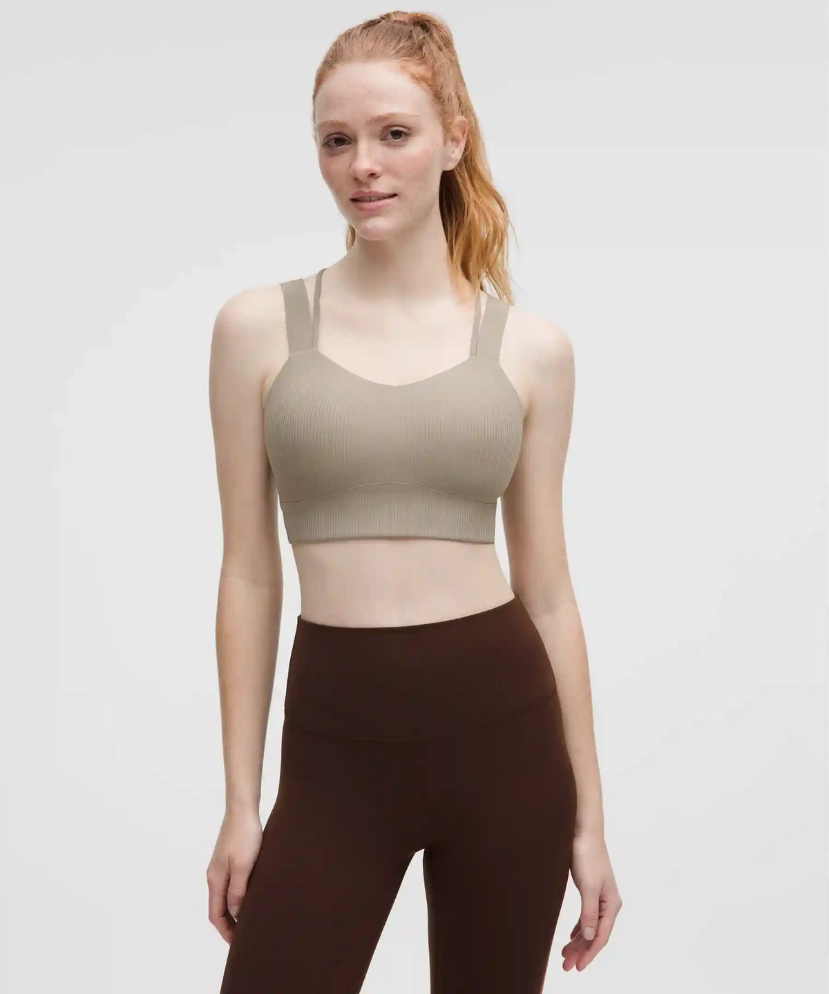 Like a Cloud Ribbed Longline Bra *Light Support, D/DD Cup