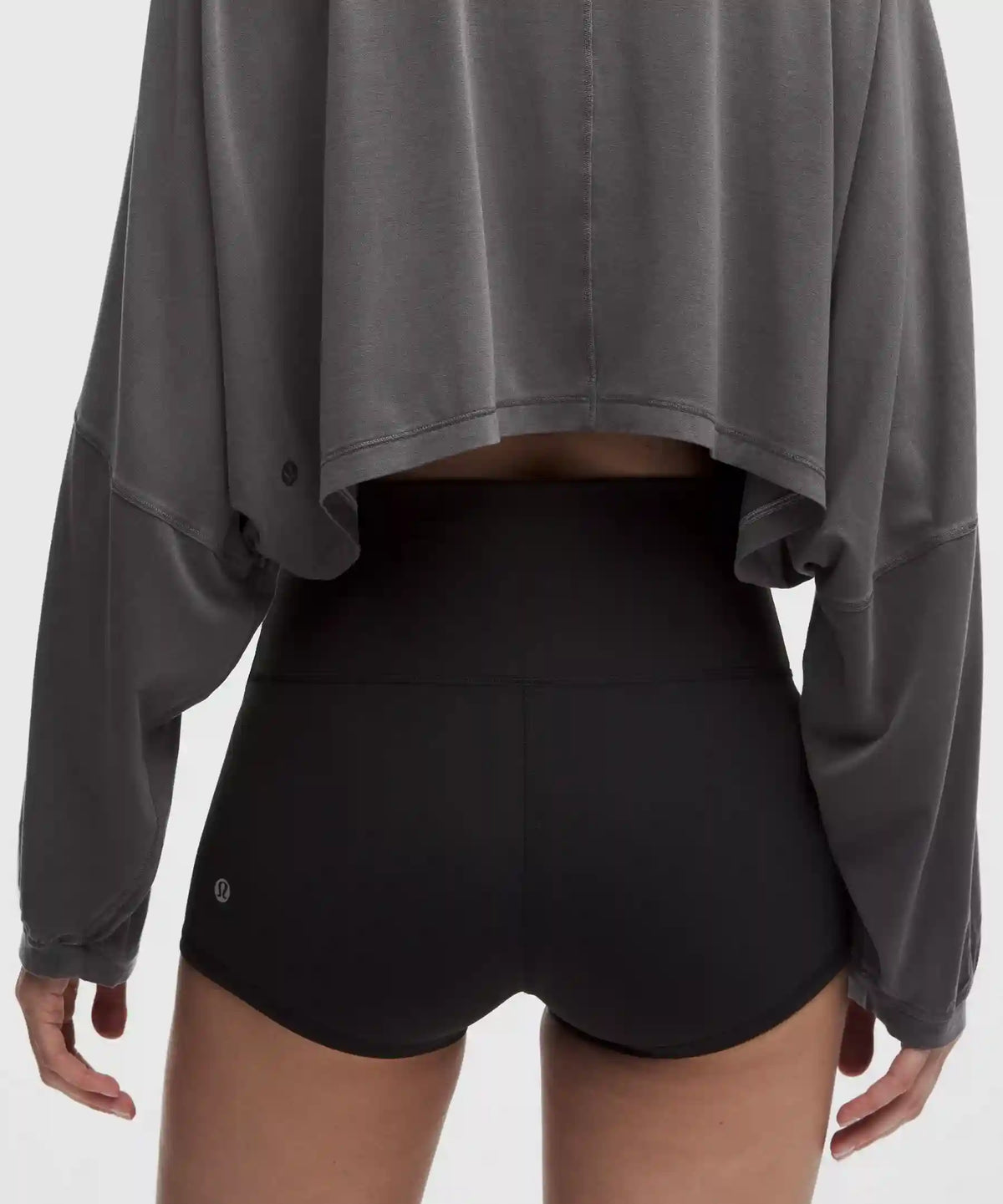 EasySet Relaxed-Fit Cropped Long-Sleeve Shirt